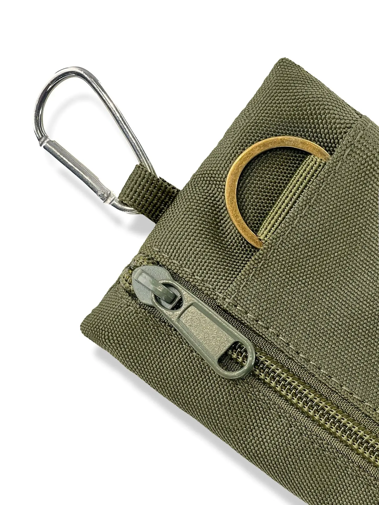Men's Coin Purse Card Holder Canvas Small Wallet Outdoor Sports Storage Bag Small Hanging Bag Wallet Key Bag Mini Sports Bag