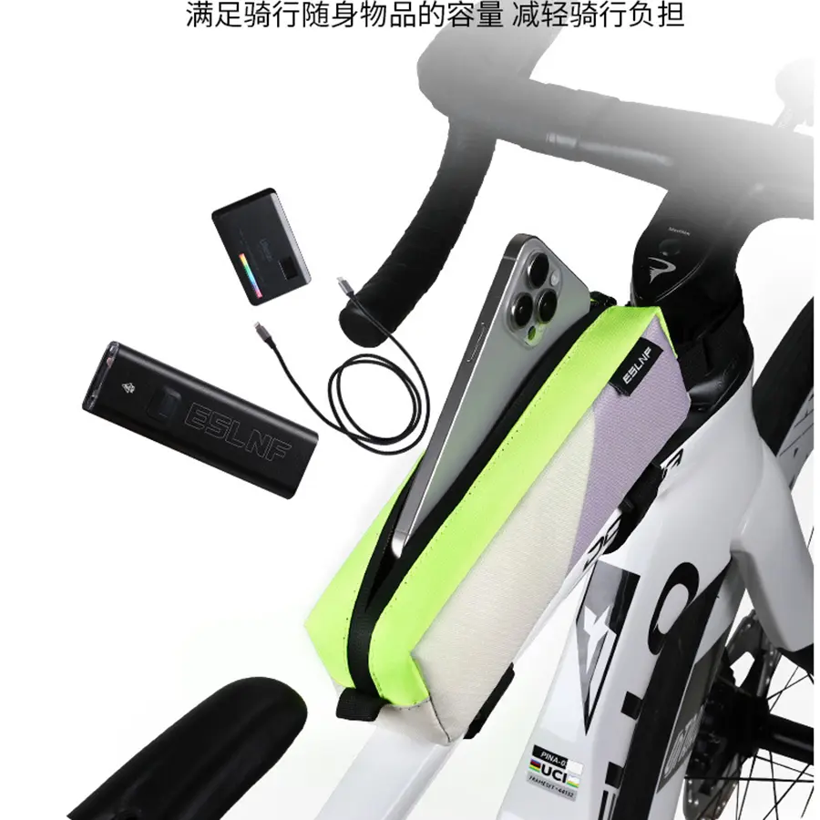 Bike Top Tube Bag Lightweight Stable Mountain Road Bicycle Frame Bag