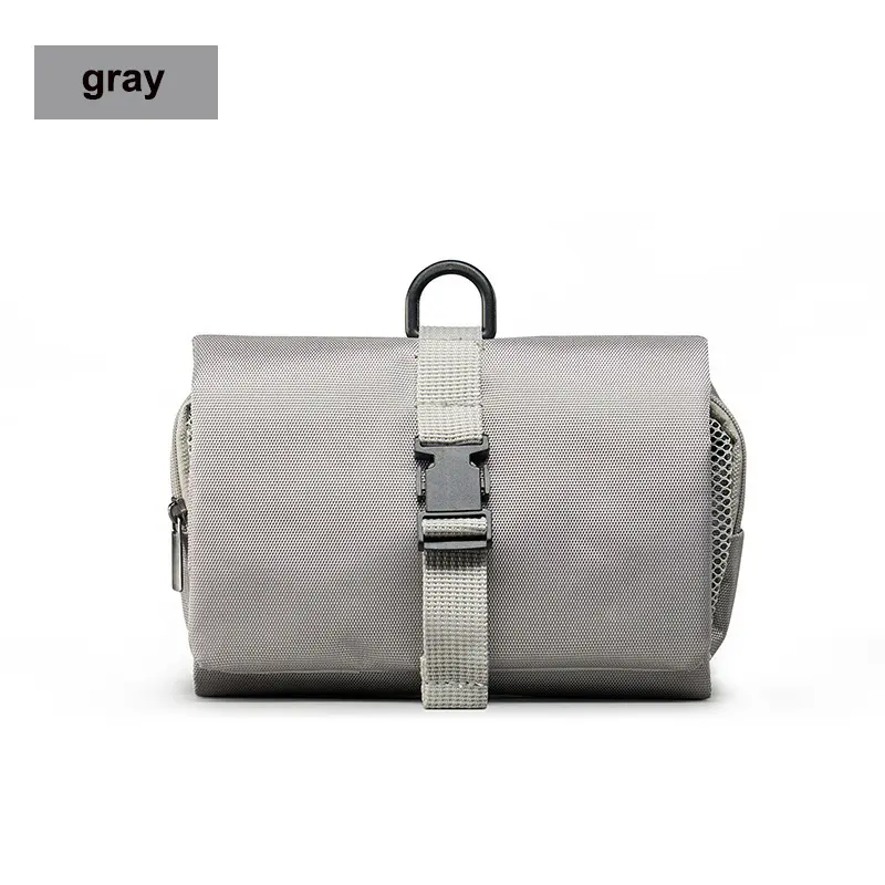 Japanese Style Snap Folding Toiletry Bag Hook Business Trip Toiletries Storage Bag High Quality Cosmetic Bag