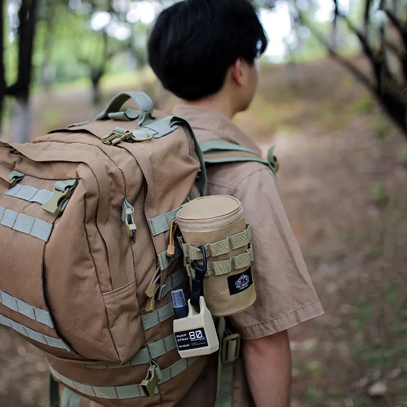Outdoor Travel Water Cup Storage Bag Multi-functional Tactical 600D Oxford Cloth Grocery Storage Bag Camping Accessories