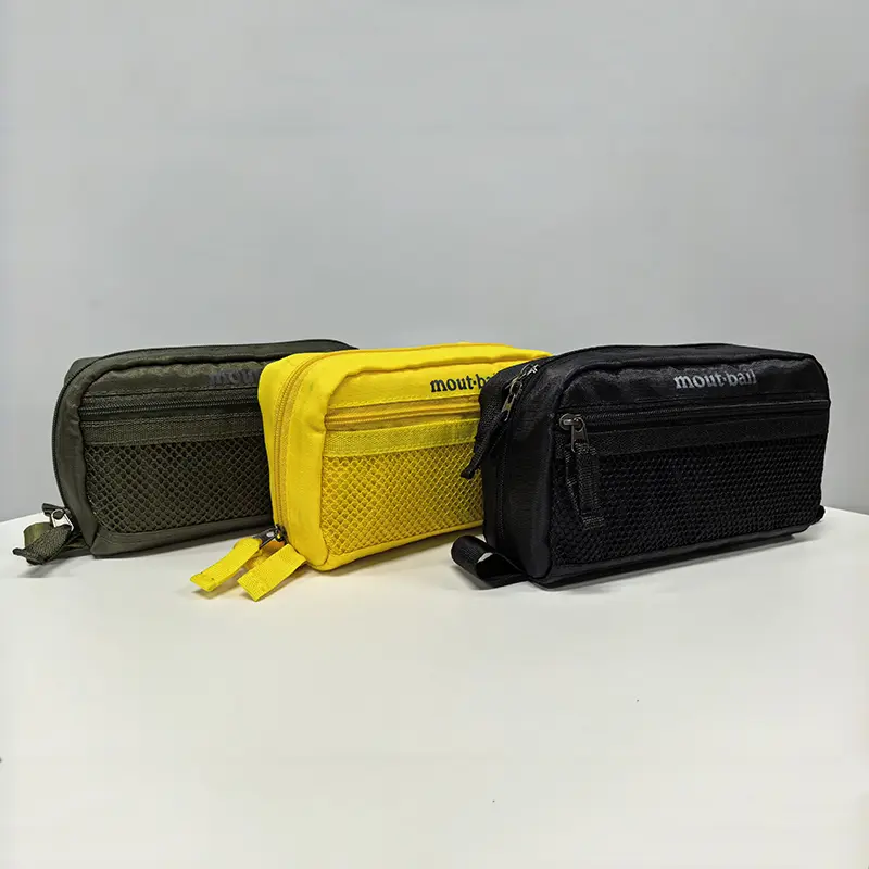 Large Capaci Nylon Makeup Bag Waterproof Multi-layer Wash Bag Ultra-light Mesh Bag for Travel And Camping Cosmetic Storage