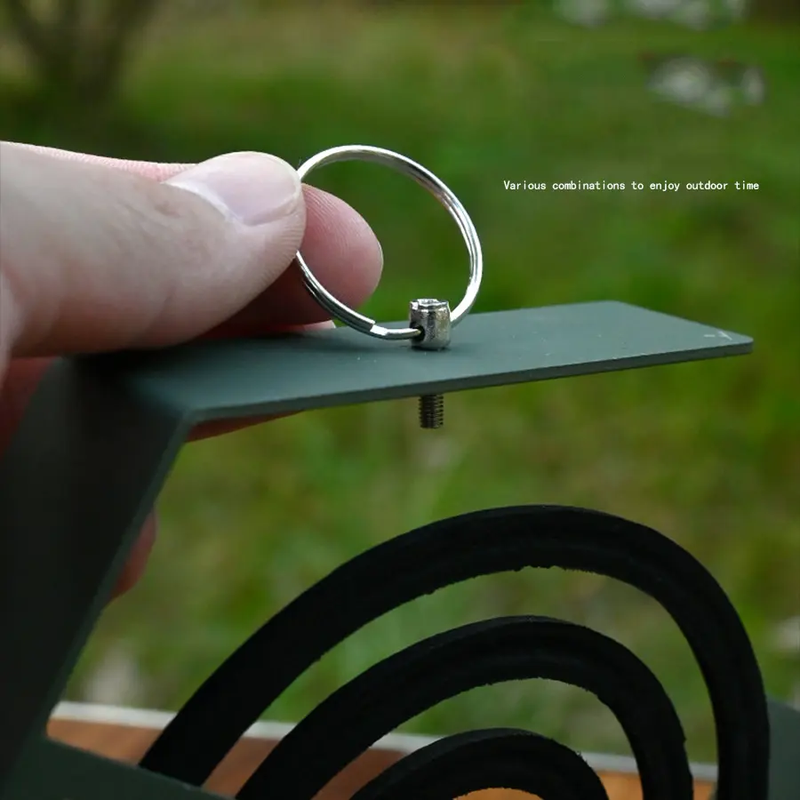 New Outdoor Mosquito Coil Tray Camping Tools Tourist Hiking Mosquito Coil Holder Camping Supplies Hanging Mosquito Coil Holder