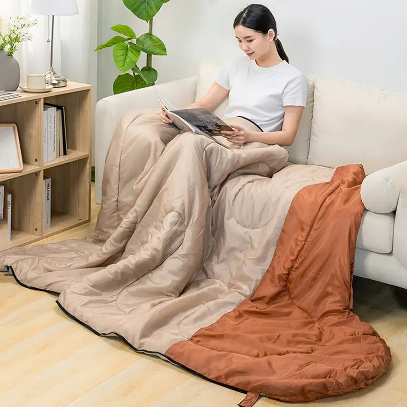 Summer lightweight outdoor camping sleeping bag, portable and spliceable, single and double person indoor nap bag, hotel dirty i