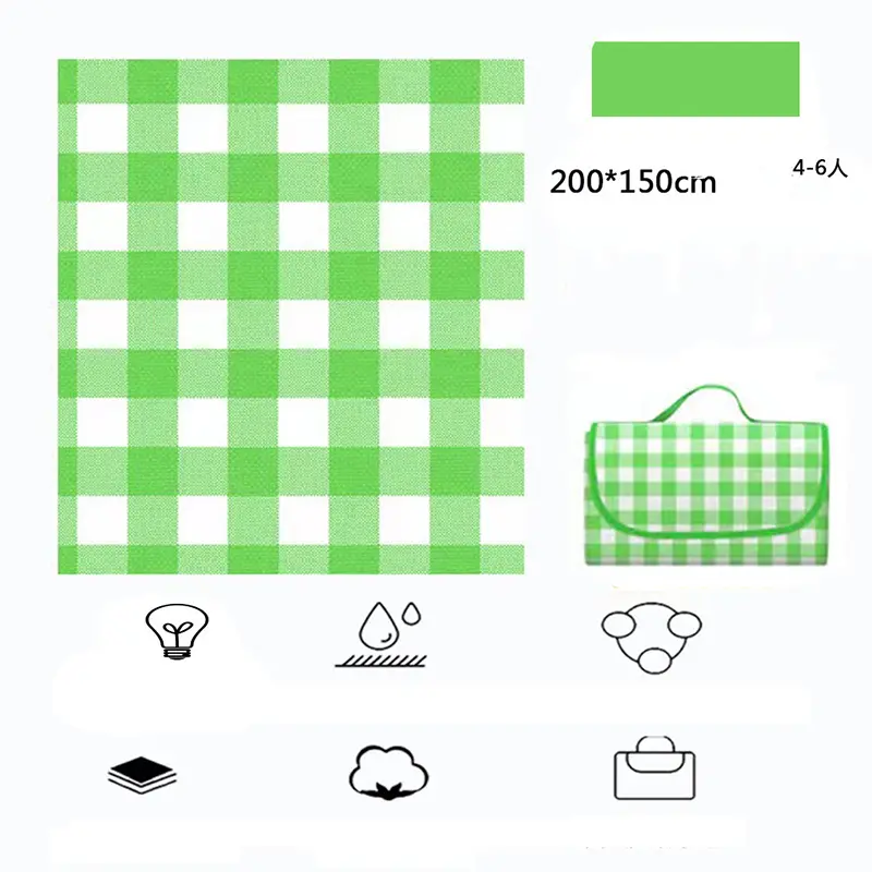 Foldable Picnic Mat Portable Sand Beach Mats Non-woven fabric Thicken Tent Camping Blanket Pad Moisture-proof Outdoor Picnic Mat