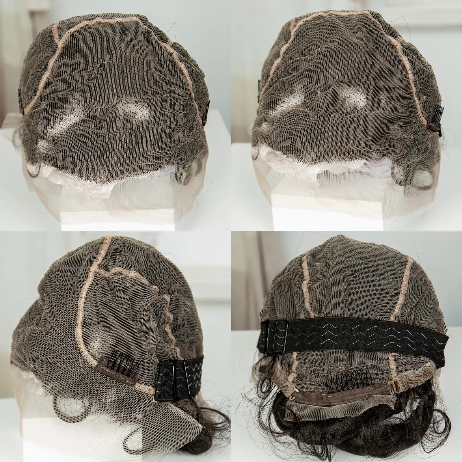 3 Style Full Lace Braided Wigs Handmade Bantu Braided Wigs Synthetic ace Front Braided Lace Wigs with Baby Hair for Black Women