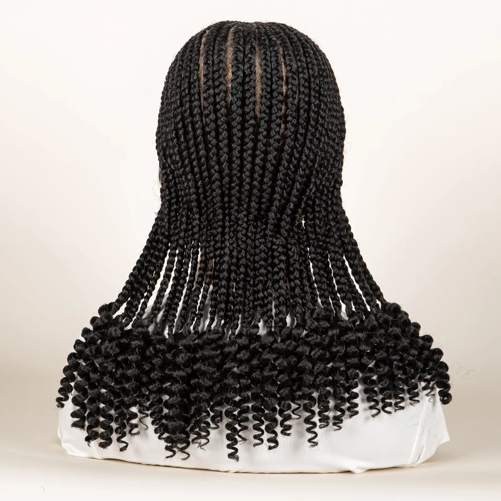 Synthetic Cornrow Braided Wigs for Women 14 Inch Full Lace Braids Wig Short Blait Natural Black Knotless Wig 2025 New Hairstyle