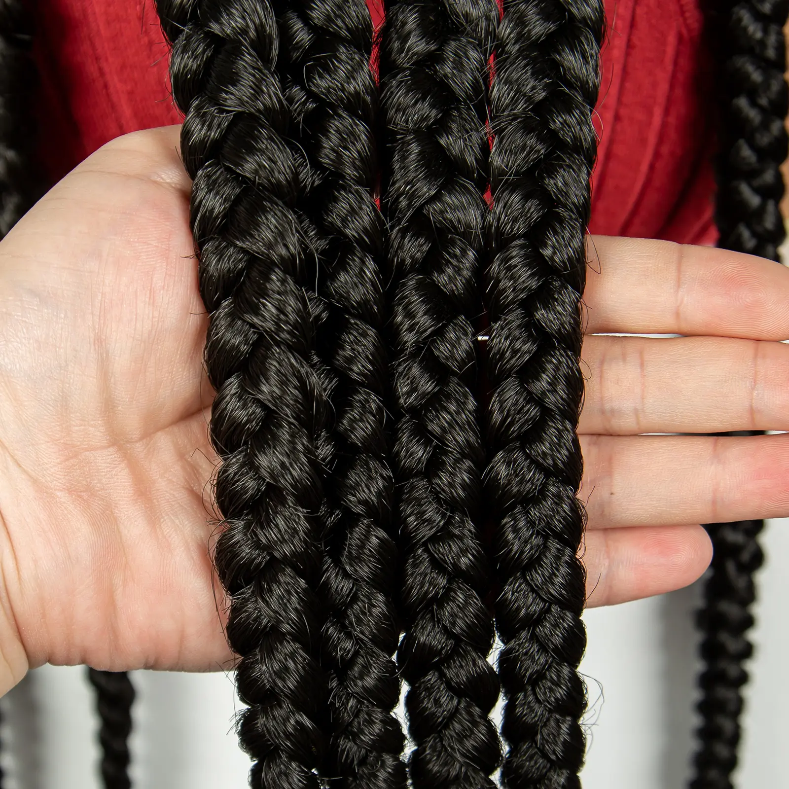 36Inch Handmade Cornrow Braided Wigs with Baby Hair Synthetic Lace Frontal Braiding Hair Wigs Knotless Braids Wigs for Women