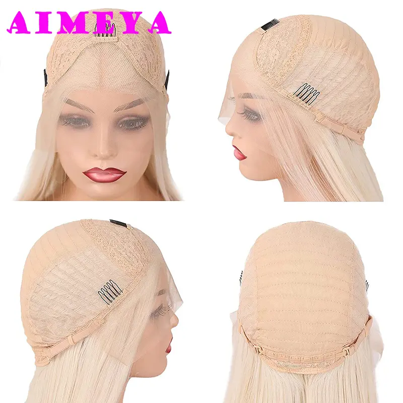 AIMEYA Synthetic Ginger Orange Body Wave Wigs Free Part Lace Front Wigs for Women Natural Looking Daily Wear Costume Party Wig