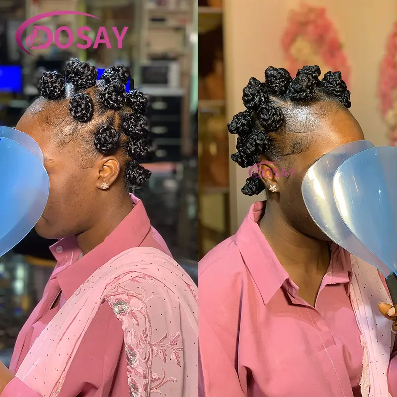 Synthetic Full Lace Bantu Knots Braided Wigs Lace Front Braid Wigs With Baby Hair African Braiding Hair Natural Lace Wig On Sale