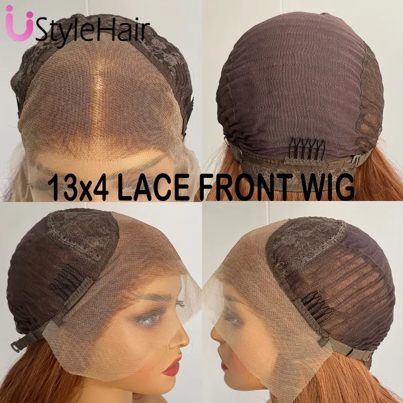 Dark Green Lace Front Wig Long Silky Straight Synthetic Hair 13X4 Natural Looking Glueless Daily Use Wig Heat Resistant Cosplay