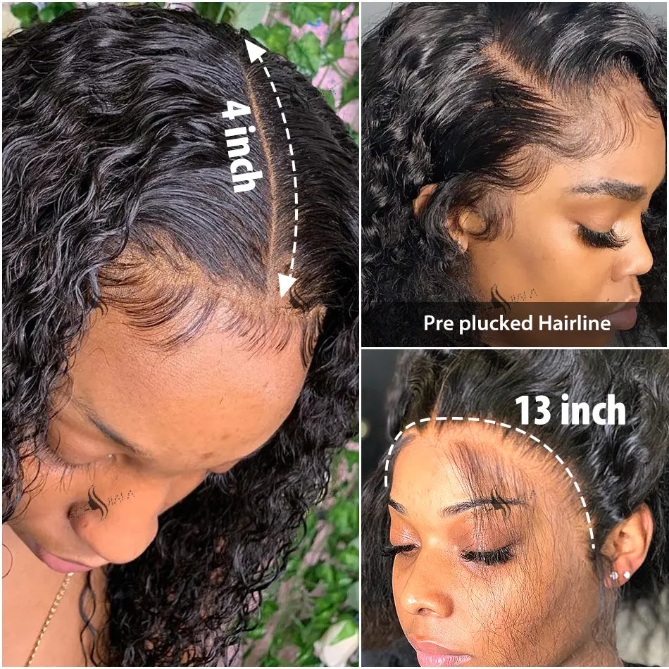 250 Density Loose Deep Wave 13x6 Hd Lace Front Human Hair Wig  100% Human Hair Wig Glueless Wigs Vietnamese Human Hair Wig