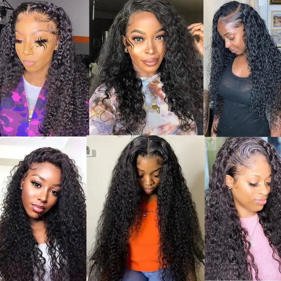 250 Density Loose Deep Wave 13x6 Hd Lace Front Human Hair Wig  100% Human Hair Wig Glueless Wigs Vietnamese Human Hair Wig
