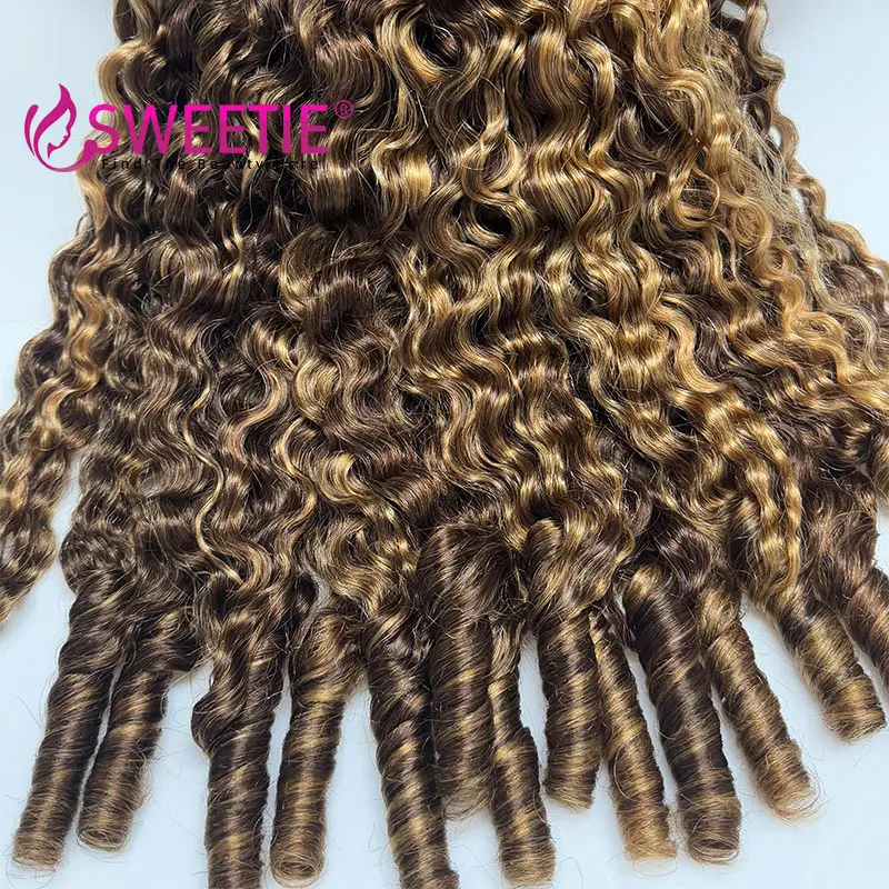 12A Highlight Burmese Pix Curls Human Hair Bundles Deals P4/27 Vietnamese Raw Human Virgin Hair Weave Bundle Colored Human Hair