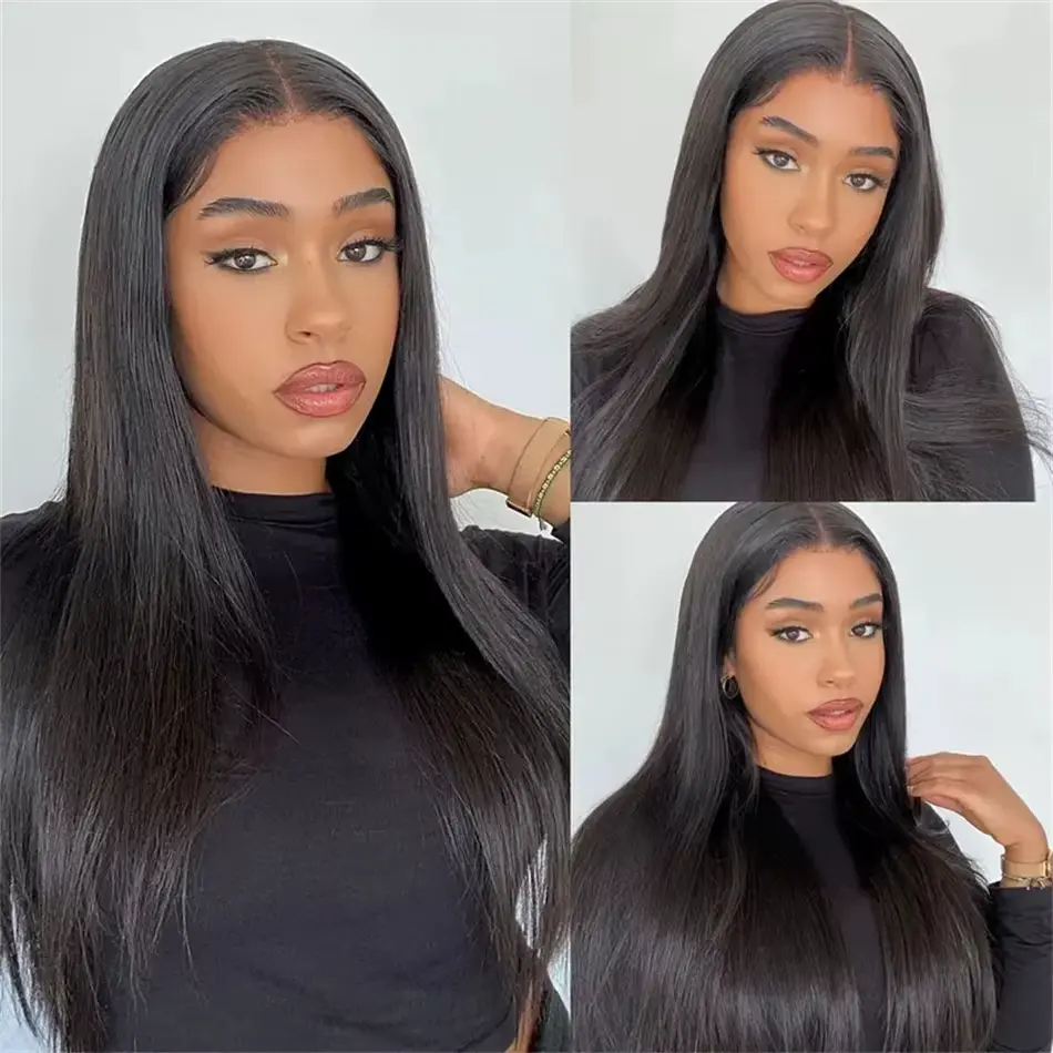 30 Inch Straight V Part Human Hair Wigs For Women 100% Brazilian Wigs 100% Virgin Human Hair Wigs V Part Wigs 150% Density