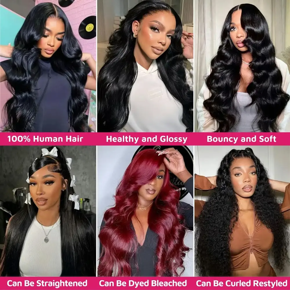Tewjig Brazilian Hair Weave Bundles 10A Loose Body Wave 30 40 Inch 3 4 Bundles Remy 100% Human Hair Bundles Raw Hair Extensions