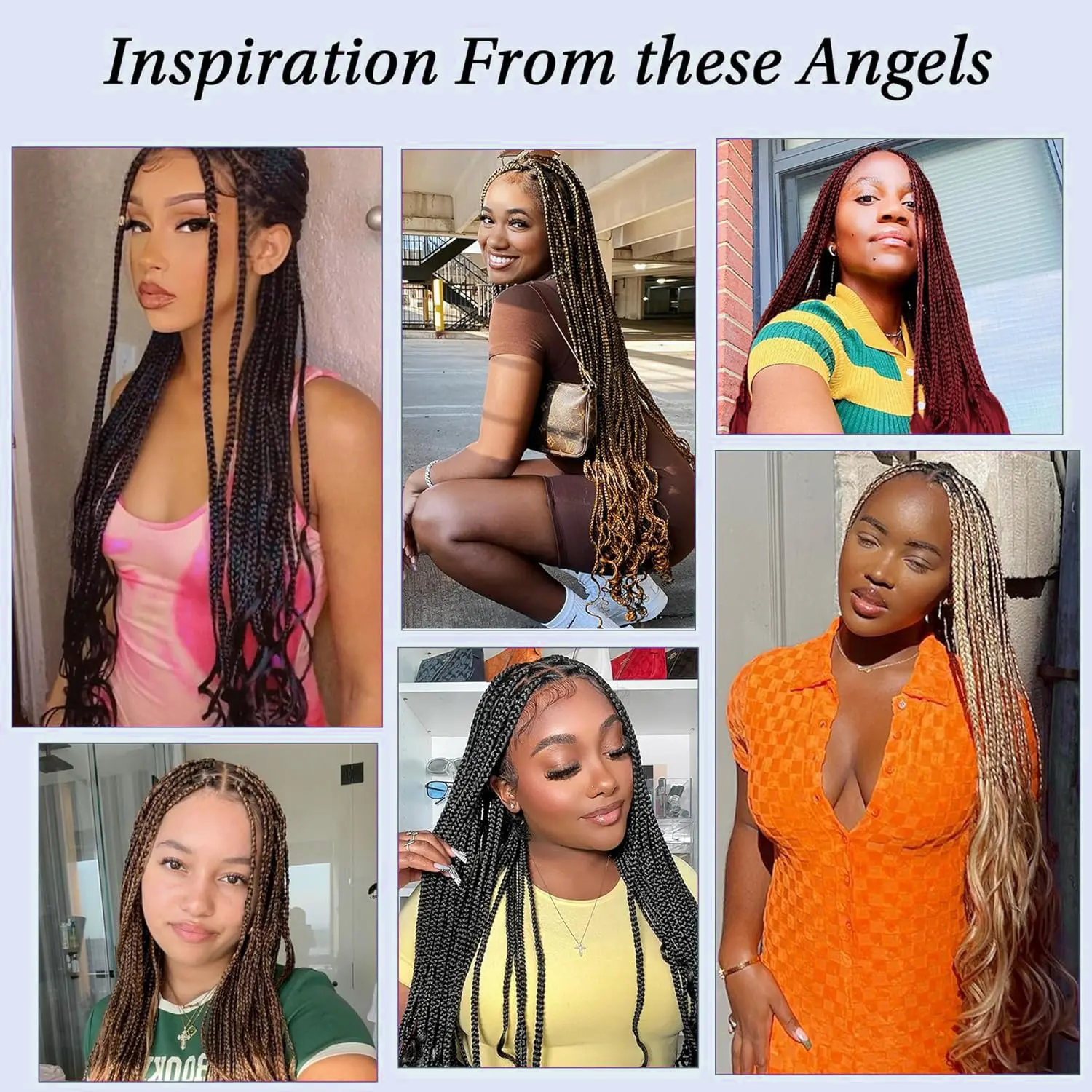 Full Lace 3X Braided Wigs for Women Box Braid Wig with Boho Curly End Handmade Triangle Knotless Braided Wigs with Baby Hair
