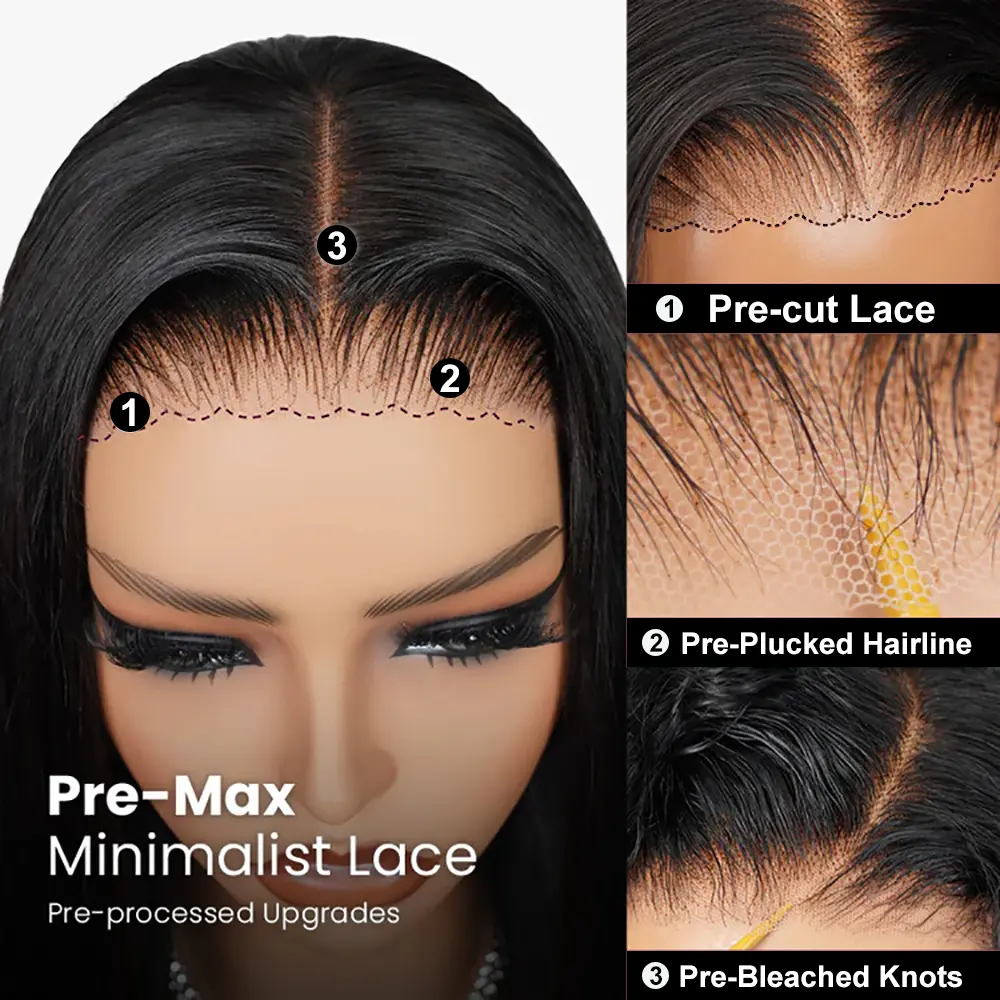 Glueless Wigs Human Hair Straight 13X4 Lace Front Human Hair Wig Natural Color BOB Wig Human Hair 4X6 2X6 4X4 Closure BOB Wigs