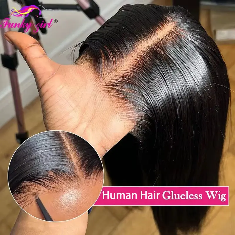 Glueless Straight Transparencia Lace Glueless Wig Human Hair Wigs Brazilian 13x4 Lace Frontal Remy Hiar Wig For Women Cheap Wigs