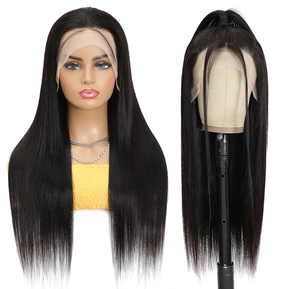 13x6 HD Lace Front Human Hair Wigs Straight 13X4 Lace Front Human Hair Wig 32 Inch Lace Front Wig Human Hair Natural Color