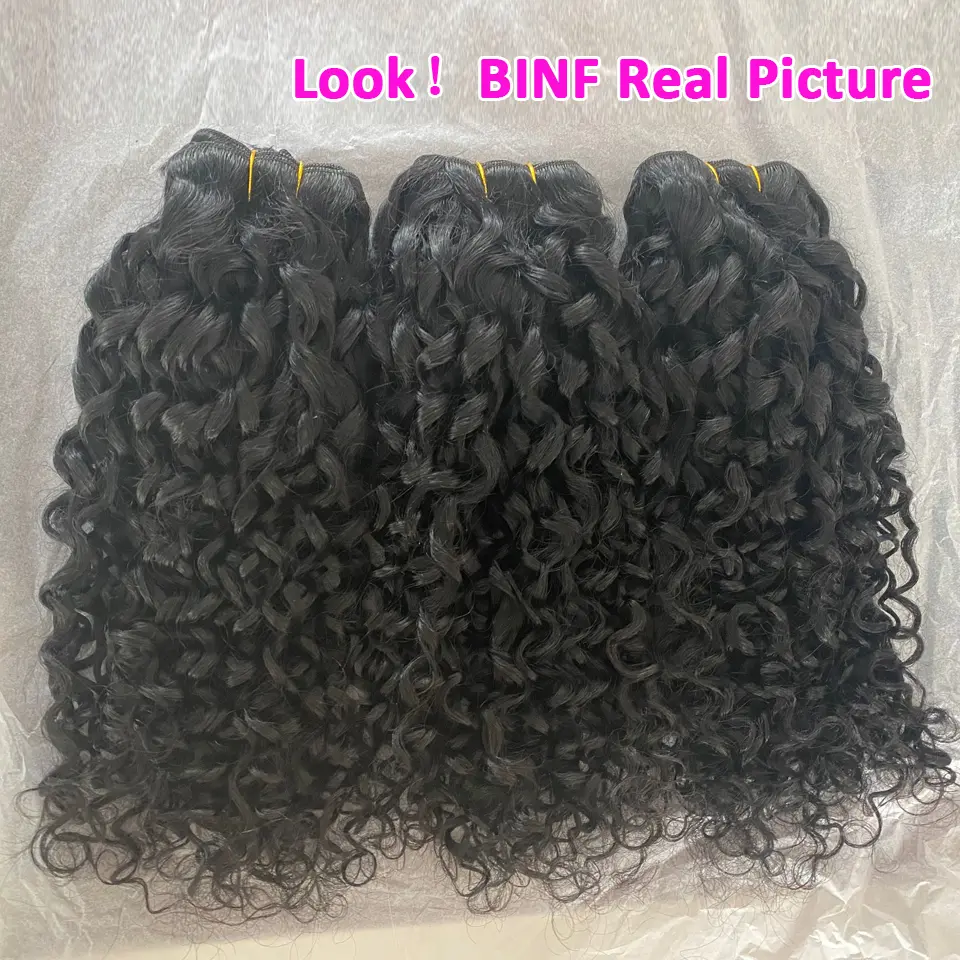 Pixie Curly Human Hair Bundles Deep Curly Hair Bundles Brazilian Raw Hair Weaving 8-40 Inch Human Hair Loose Deep Wave Bundles