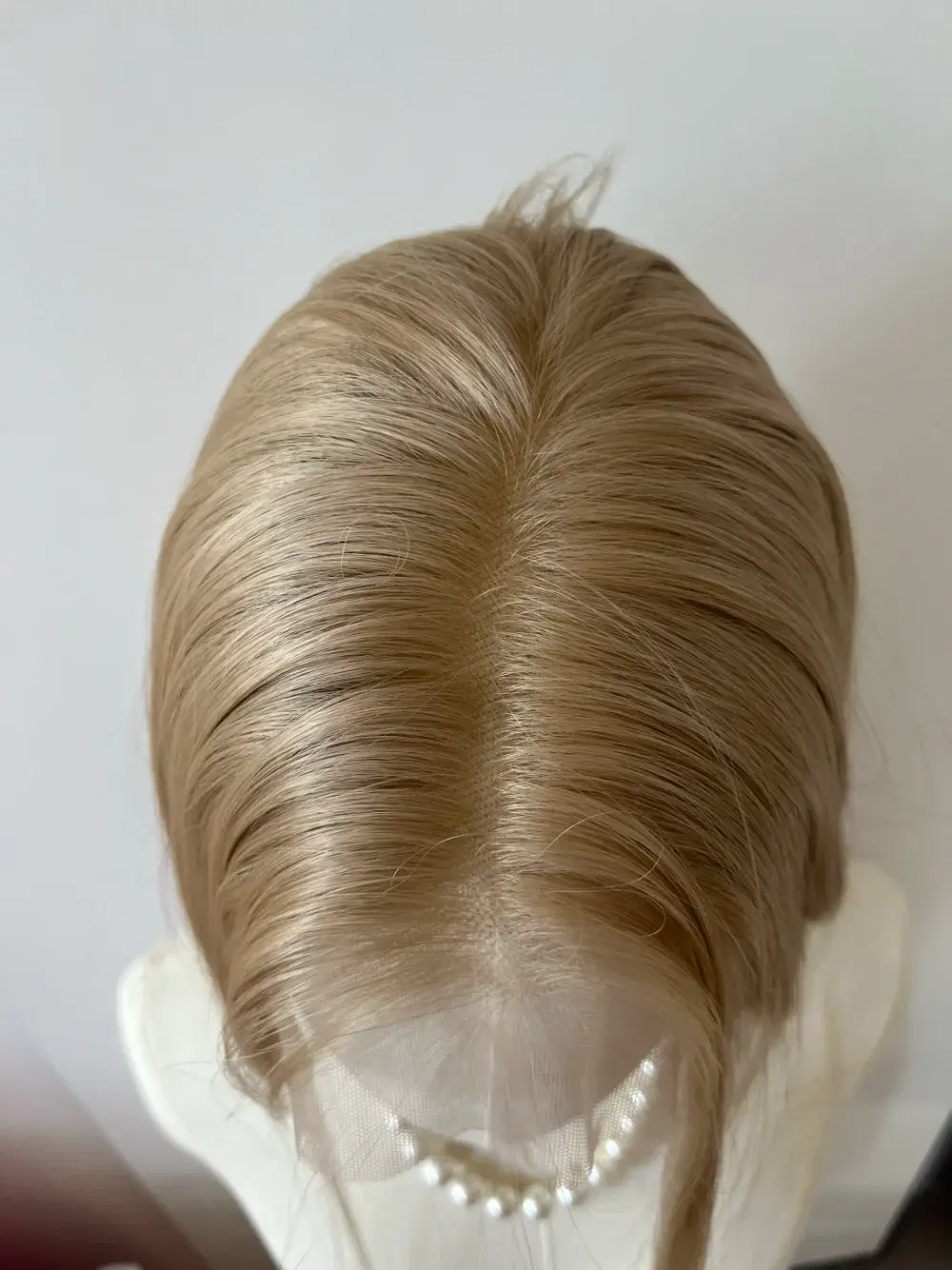 Ash Blonde 13x6 Lace Front Wig Soft Preplucked 28Inch 180Density Straight Synthetic With Baby Hair Glueless Daily Wear Wigs