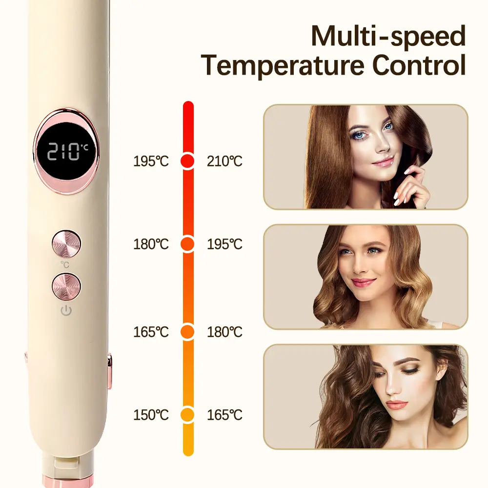 2 In 1 Professional Hair Straightener Hair Curler Flat Iron Fast Heating Electric Hair Style Clippers Curling 12 Gears Hair Comb