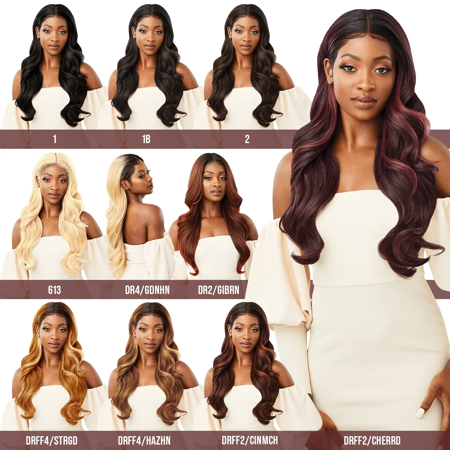 Outre Melted Hairline Glueless HD Lace Front Wig Seraphine