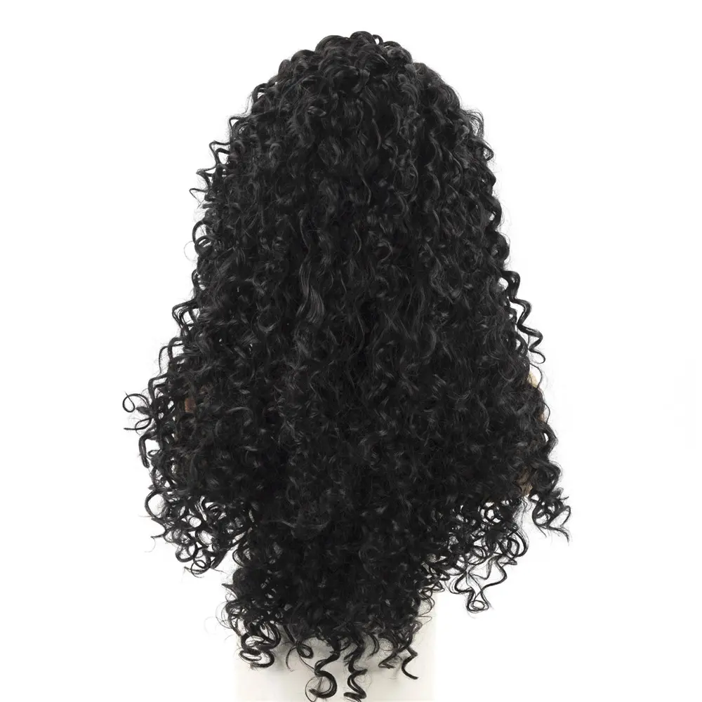 SQRDGQ Synthetic Wigs for Black Women Long Curly Wigs For Women High Temperature Hair Natural Wigs Women Cosplay Wig Female