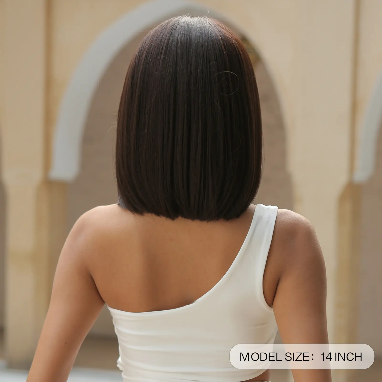 Natural Black Wig Short Straight Bob Synthetic Wig with Fluffy Bangs for Women Afro Cosplay Daily Fake Hair Heat Resistant Fiber