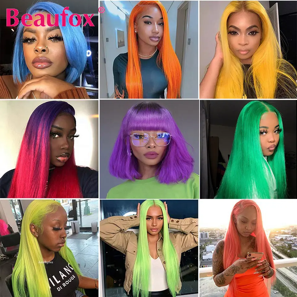 Beaufox 613 Blonde Straight Human Hair Bundles Brazilian Hair Weave Bundles Human Hair Double Weft Remy Virgin Hair Extensions