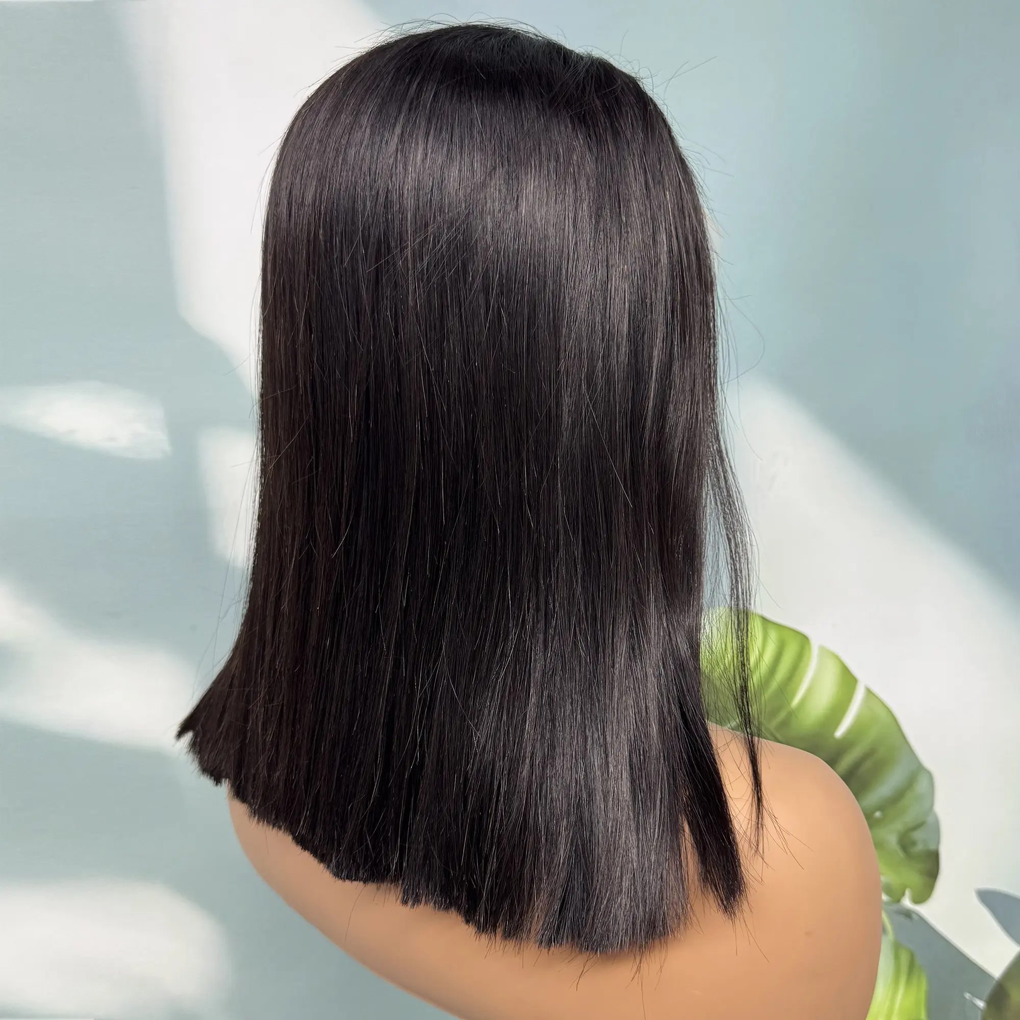 15A Super Double Drawn Bone Straight Bob Human Hair Wigs 300% Density High Quality Vietnamese Hair Wigs 13x4 Lace Wig for Women
