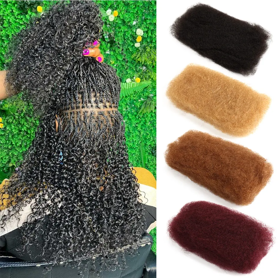 99j Red Color 22 Inch Indian Remy Hair Afro kinky Curly Bulk Human Hair For Braiding 1 Bundle 50g/pc QVR Braids Hair No Weft