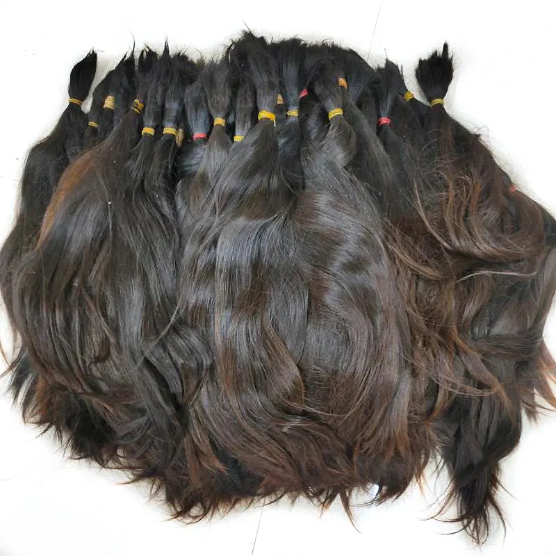 No Weft Unprocessed Vietnamese Human Hair Extensions Hair Bulk Human Hair Bulk Braiding Hair 100% Natural Human 12-30 Inches