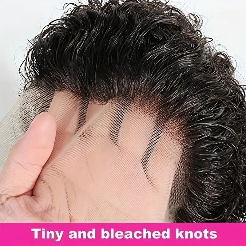 Short Curly Pixie Cut Lace Front Wigs Human Hair 6 Inch 13X1 Short Curly Human Hair Wigs Short Wigs for Women Natural Color