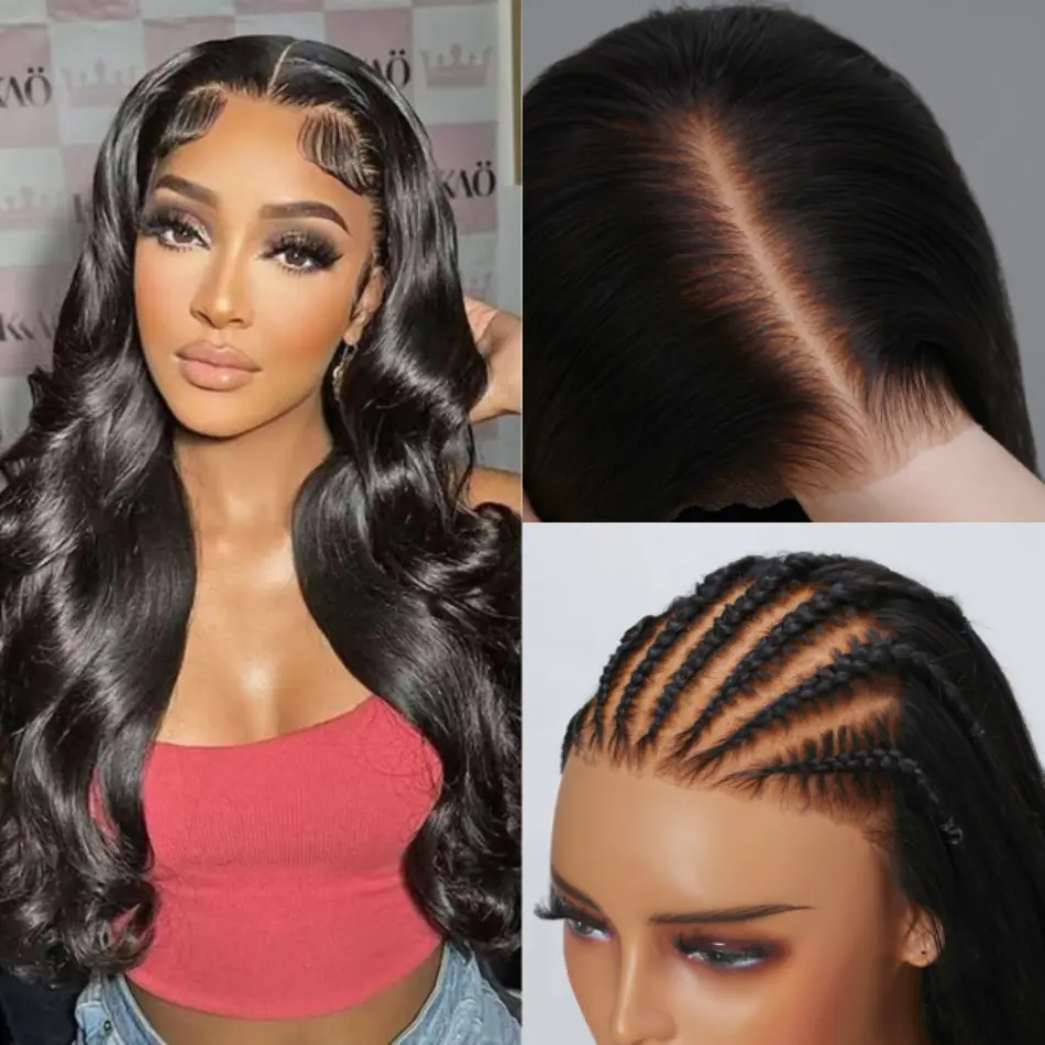UNice Hair Pre Everything 13x4 13x6 Glueless Lace Frontal Body Wave Wig for Women Pre Bleached Knots Plucked Human Hair Wig