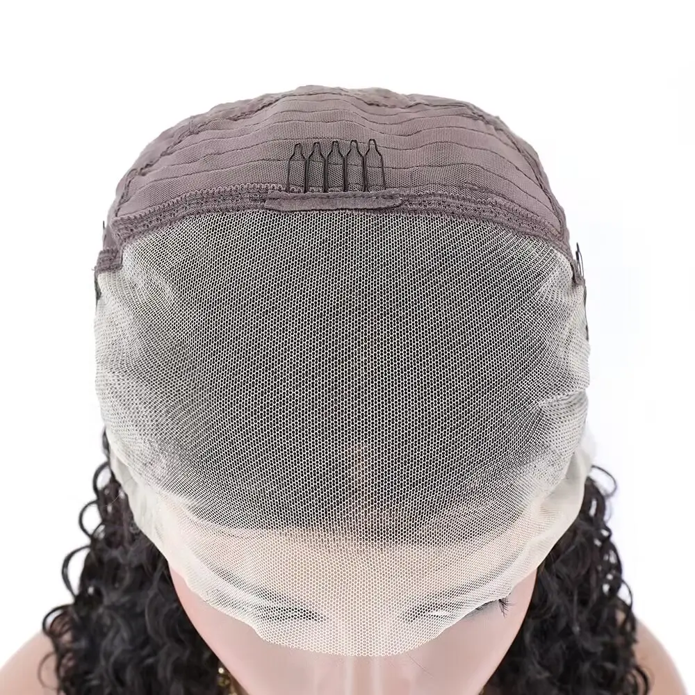 100% Remy Human Hair Ginger Orange Colored Curly Wave Short Bob 13x4 Transparent Lace Frontal  Human Hair Bob Wigs Brazilian Pre
