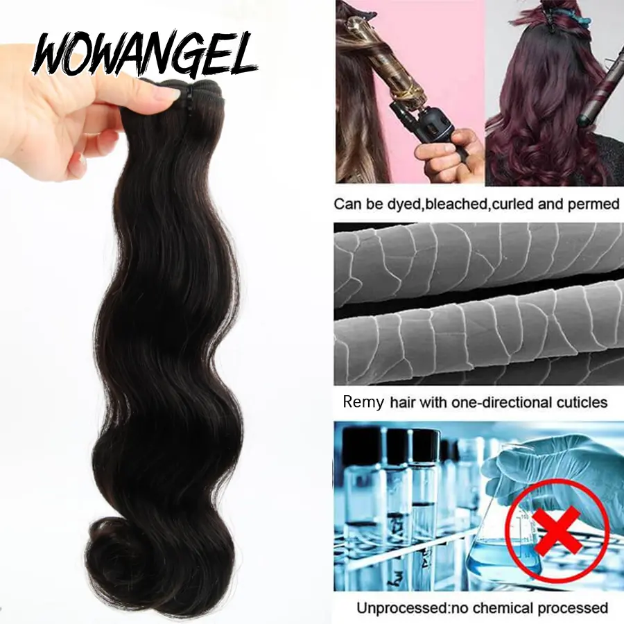Wow Angel 28 30 inch Body Wave Human Hair Bundles 1/3/4 pieces 10A Brazilian Remy Hair Extensions Single Bundle Virgin Hair