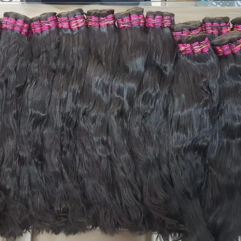 Maxhair No Weft 100% Human Braiding Hair Bulk Vietnamese Remy Straight Bundles 50g 100g Natural Braiding Hair Extensions
