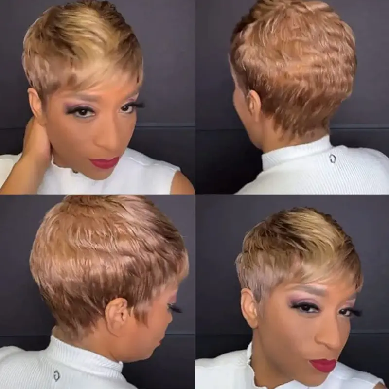 Short Synthetic Wigs Short Brown Wig Layered Wavy Hair Wig For Women Hair Wig Heat Reistant Hairstyles for Women Haircuts
