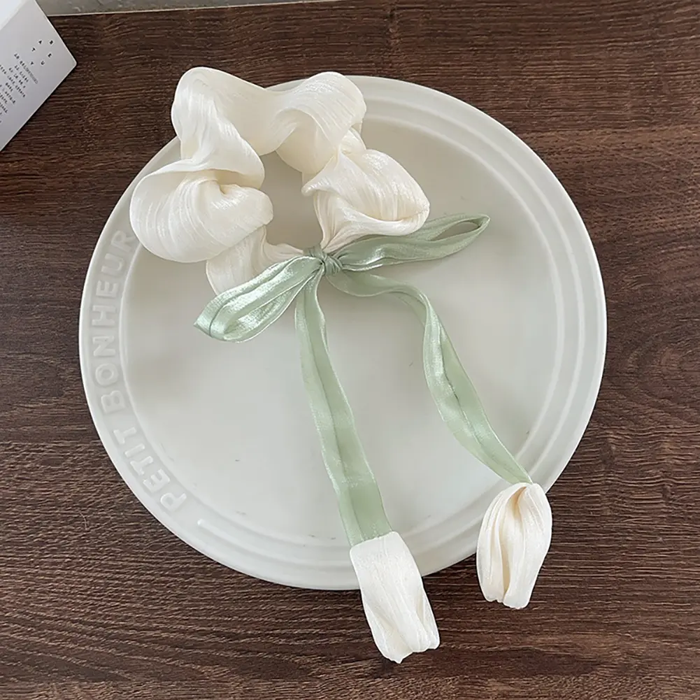1Pc New Korean Ribbon Bow Headband Long Tassel Hair Clip Women's Sweet Hair Clips Girls Wedding Party Hair Accessories