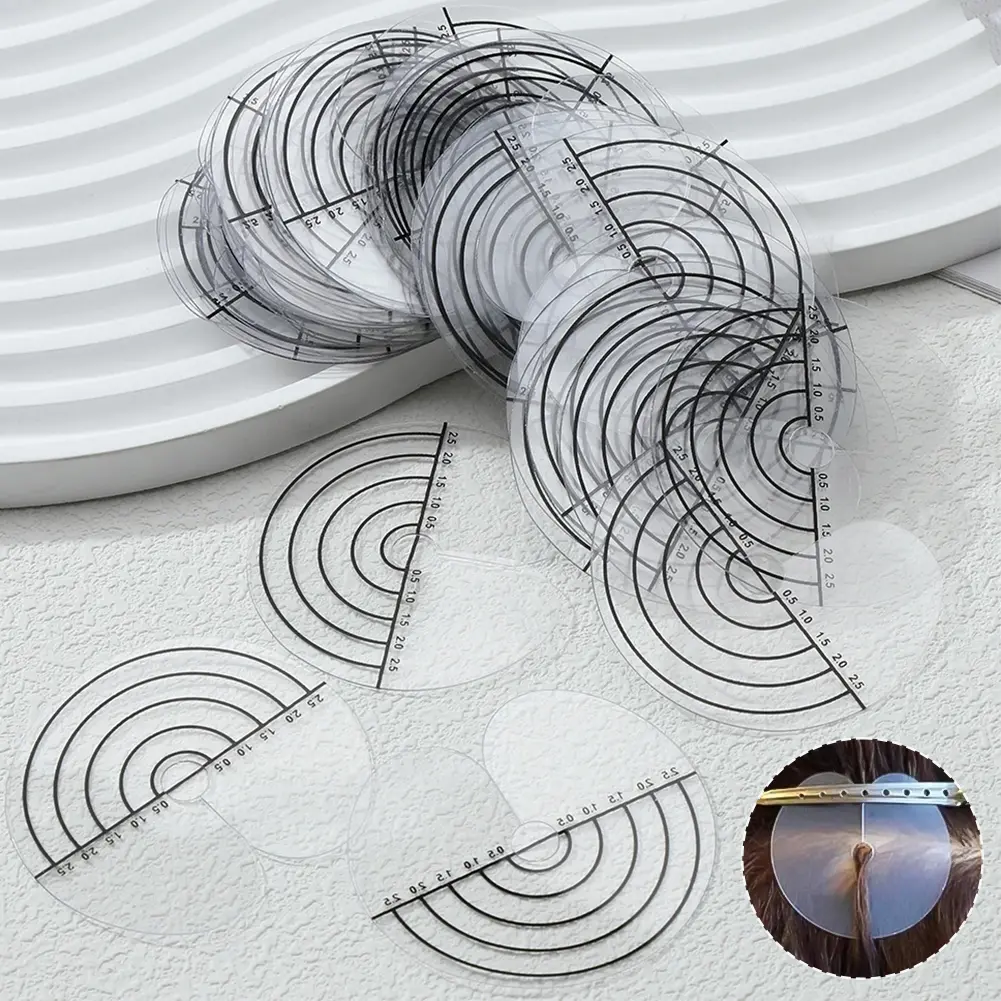 10Pcs Fashion Easy Tools Heat Scalp Protector Shields for Hair Extension Useful Styling Tools Hair Heat Fusion Template Disk
