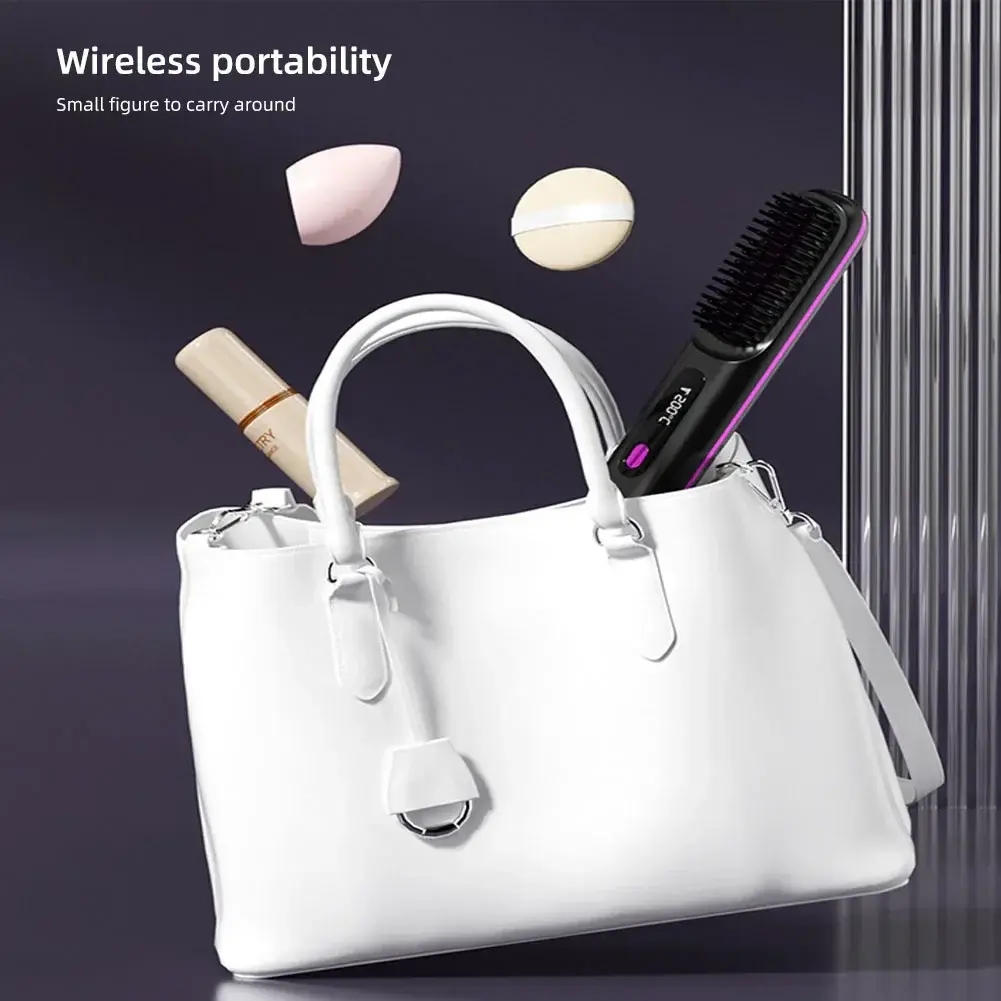 Portable Hair Care Straight Comb USB Rechargeable Negative Ion Dry And Wet Use Straight Comb Boat Ship Parts And Accessories