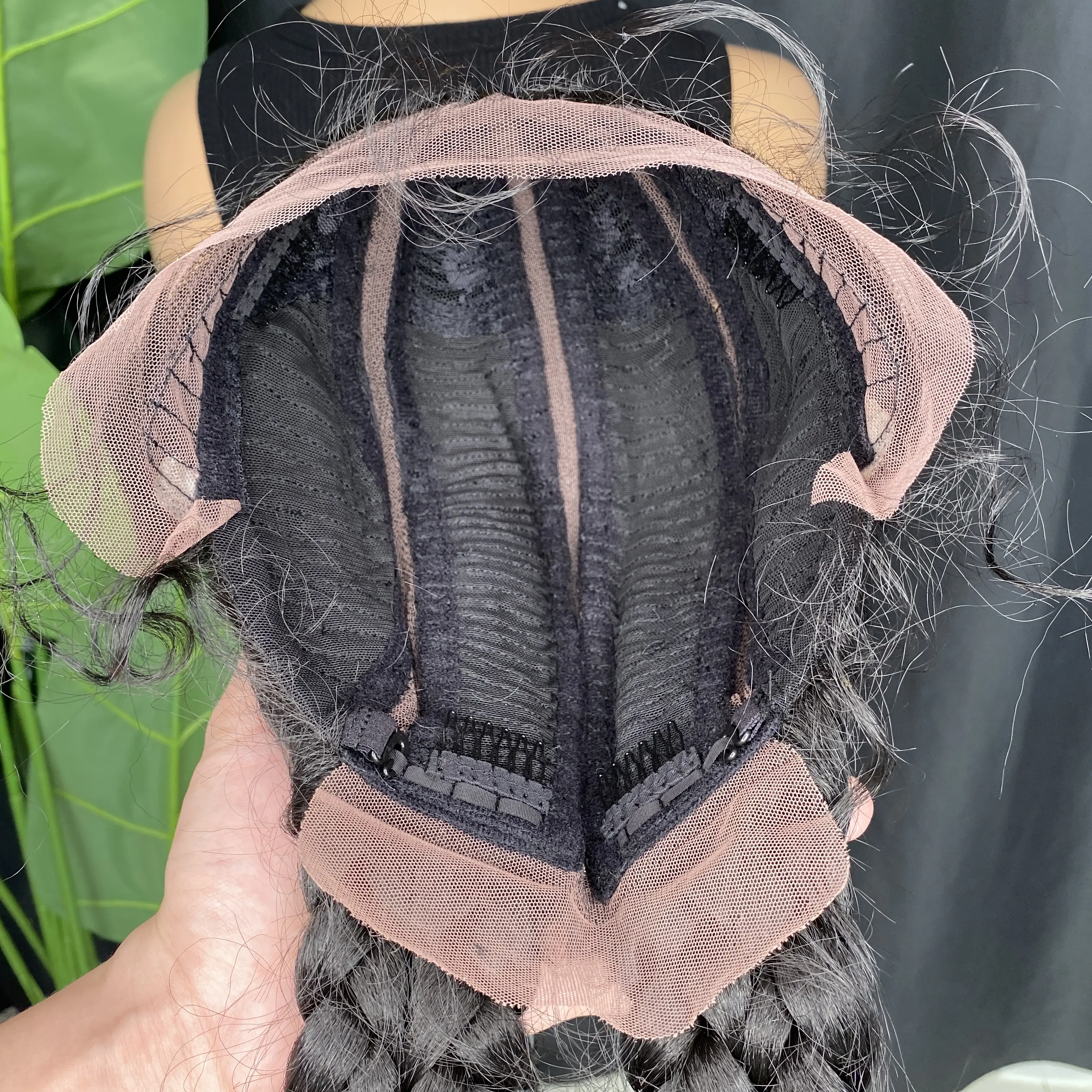 24 Inches Synthetic Lace Wigs Braided Wigs With Baby Hair Box Braids Wig For Black Women Lace Front Wigs