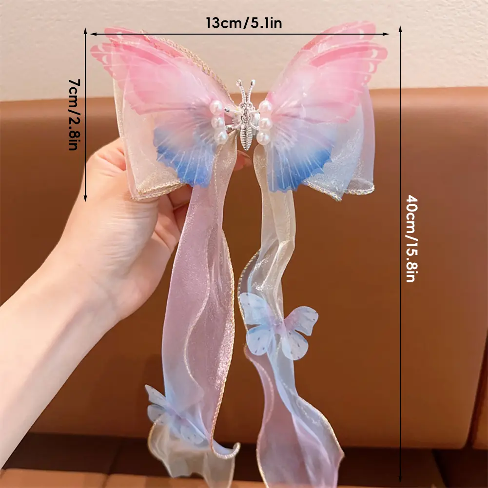 1Pc Fashion Lace Bow Hair Clips Women Ponytail Bow Hairpins Barrettes Multi-layer BowKnot Hairclip Girls Hair Accessoires