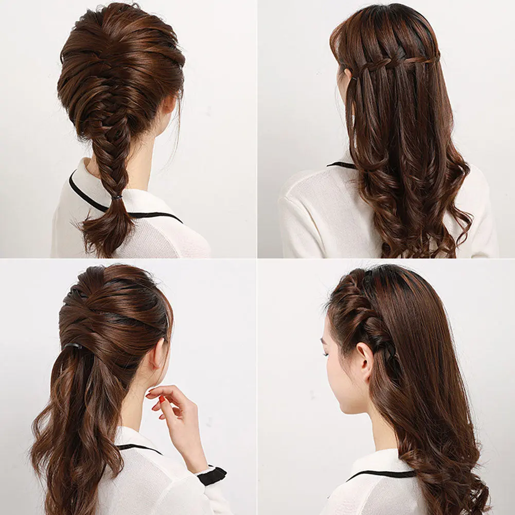 1Set Magic Hair Styling Tools Set DIY Braiding Braider Accessories Hairpin Twist Bun Barrettes Clips For Women Hairdressing
