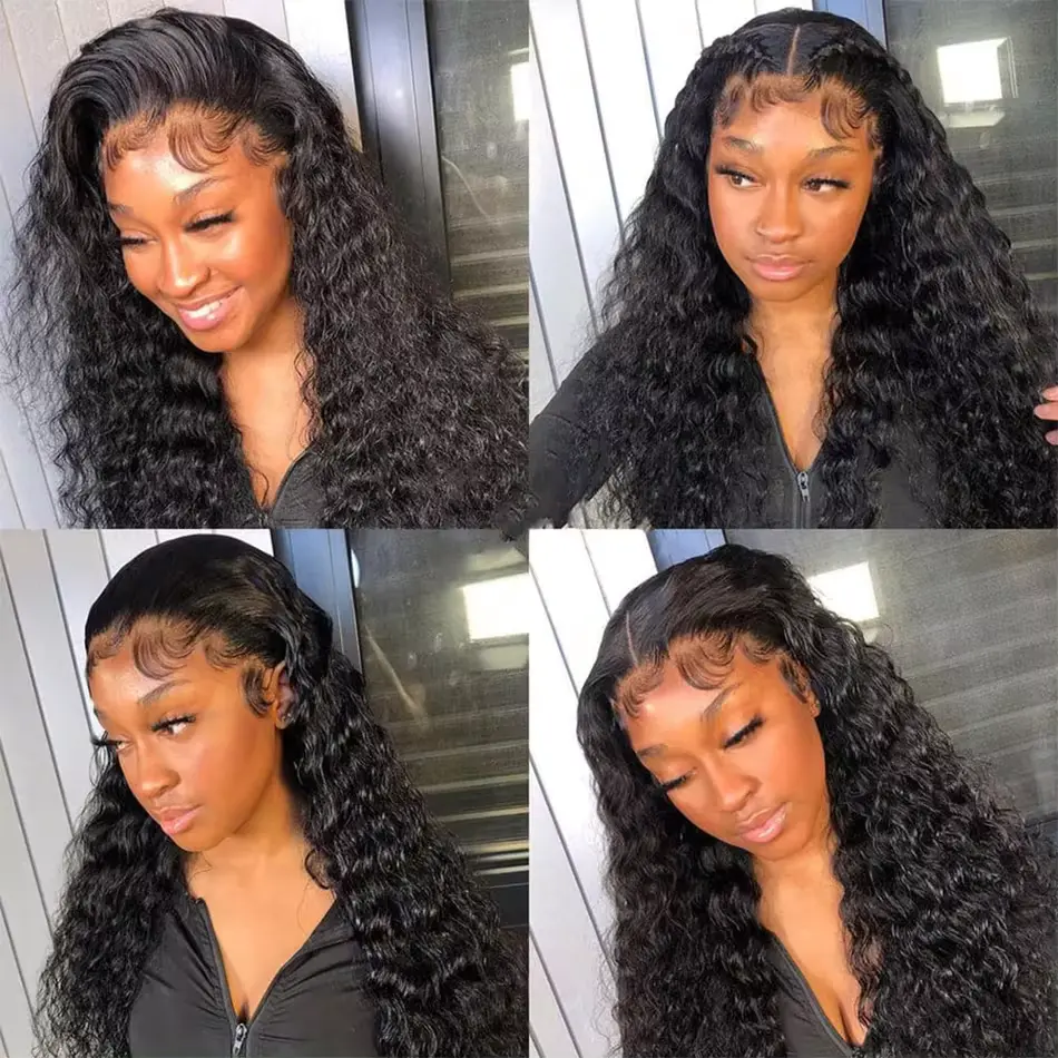 30Inch Deep Wave 1 3 4 Bundles Deal Malaysian Hair Weave Bundles 100% Virgin Human Depp Water Curly Bundles Extensions Tissage