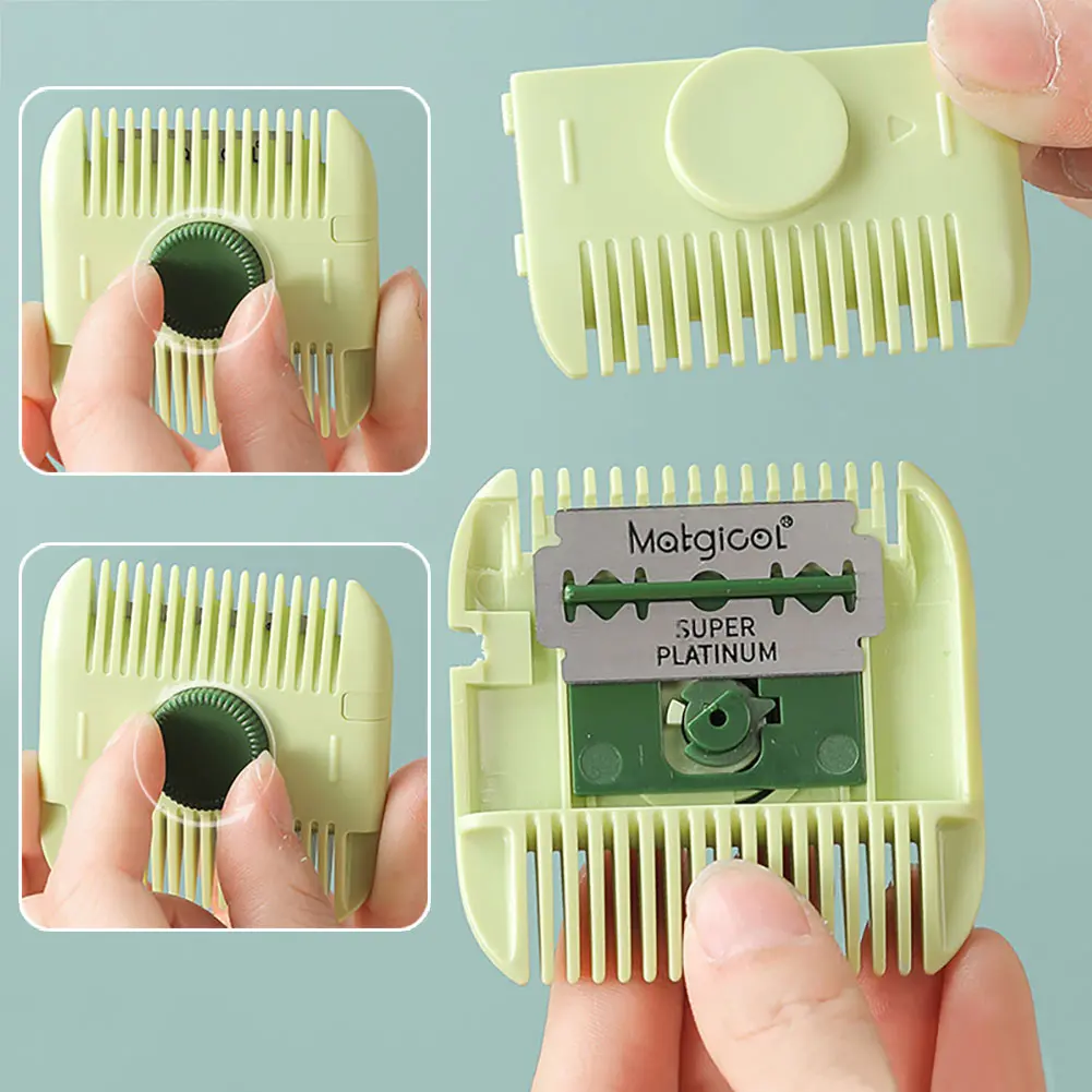 2-In-1 Hair Trimmer and Comb Multi-Functional Split Ends Cutter for Girls Professional Haircutting Tools for Thin and Thick Hair
