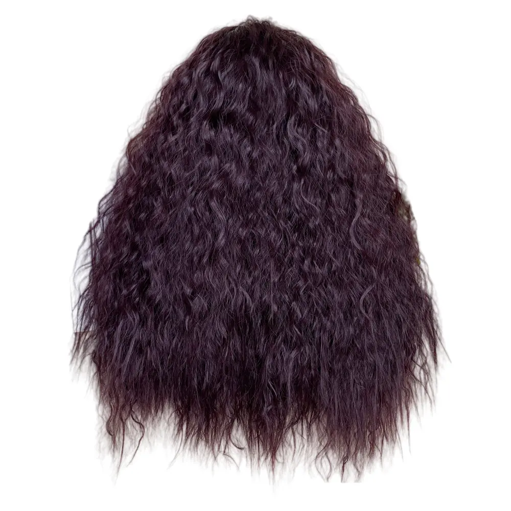 Synthetic Headband Wigs for Black Women Long Wave Burgundy Wine Red Wig Glueless Hair Headband Wigs