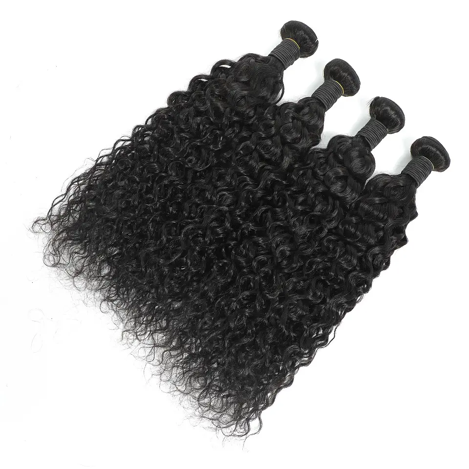 30 38 40 Brazilian Remy Water Wave Hair Bundle For Women Curly Human Hair Weave Bundle Hair Extension 3/4 Pcs Human Hair Bundles