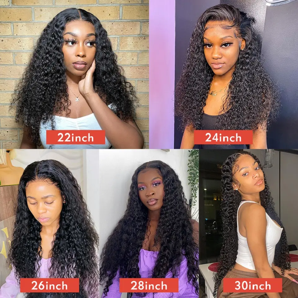 30 38 40 Brazilian Remy Water Wave Hair Bundle For Women Curly Human Hair Weave Bundle Hair Extension 3/4 Pcs Human Hair Bundles